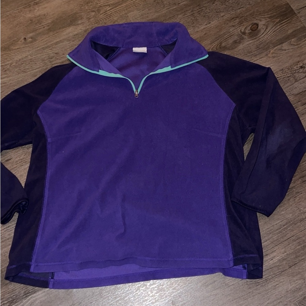 Columbia Purple Quarter-Zip Pullover